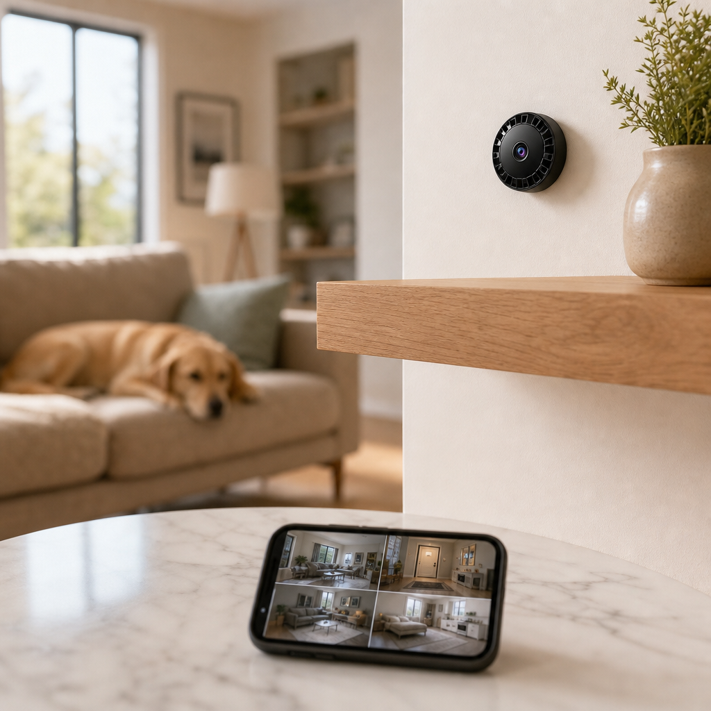 Lot de 4 YOPI Mini Caméras WiFi