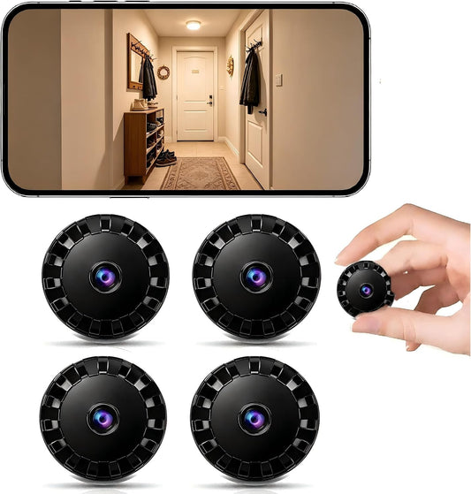 Lot de 4 YOPI Mini Caméras WiFi
