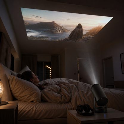 YOPI Mini Projecteur 4K Connecté